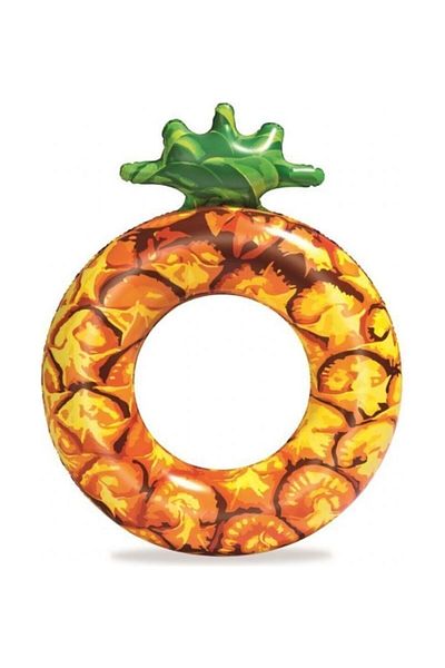 arsmoda Large Inflatable Bagel Pineapple Water Ring 118 cm