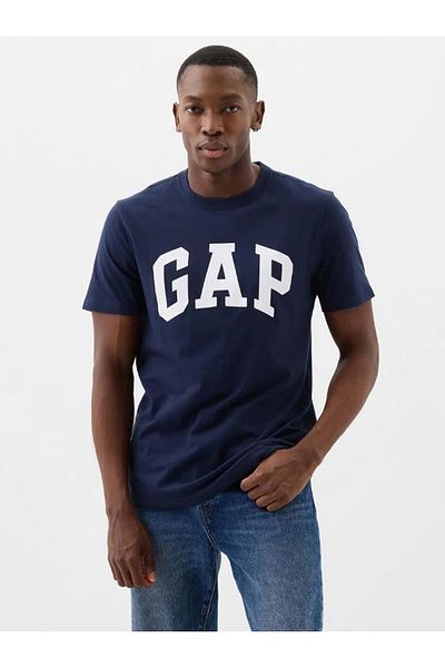 GAP Καθημερινό μαλακό βασικό λογότυπο 856659   Μπλουζάκι Κοντομάνικο T-shirt Ανδρικό T-shirt Navy Blue