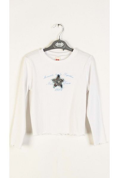 wakawakakidsstore Sequin Embroidered Star Appliqued Girl's Bady