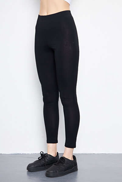 YHH Kids Детски чорапогащи от памучен джърси, черни