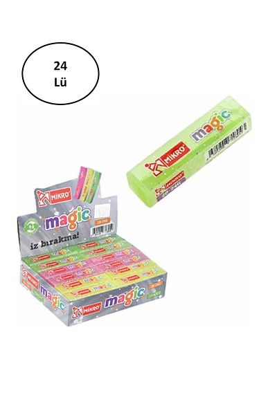 Mikro 2B-24G Nano Eraser - Set of 24 Glitter
