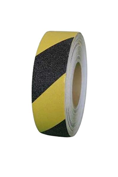 Genel Markalar 5 Metre KAYDIRMAZ BANT SARI/SİYAH 50mm