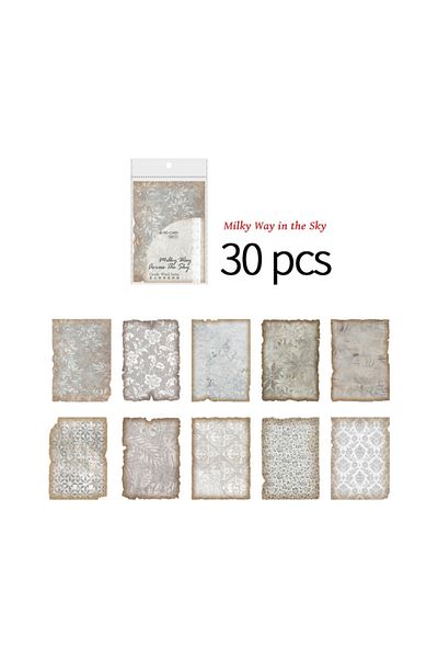 Choice H 30 pcs/pack Vintage material paper base Decorative background paper hand made DIY Scrapbooking ma.