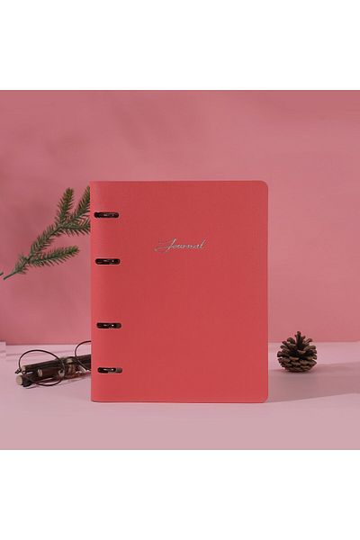 Victoria's Journals دفتر ملاحظات بآلية Ringo مقاس A5 و192 ورقة قابلة للتبديل و100 جرام