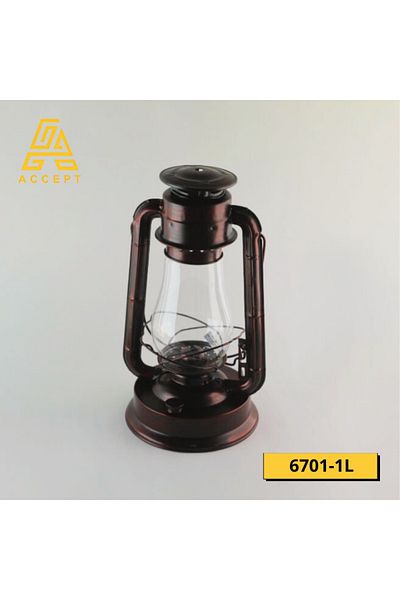 ACCEPT Single Hanging Chandelier in the Shape of a Giant Lantern in Dark Copper