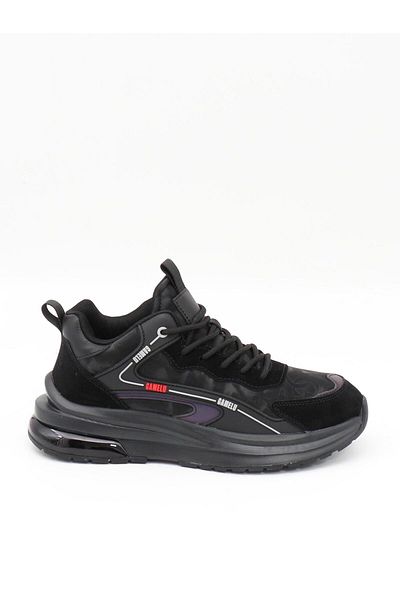 GAMELU Ανδρικά αθλητικά παπούτσια Went Black Fashion Air Sole