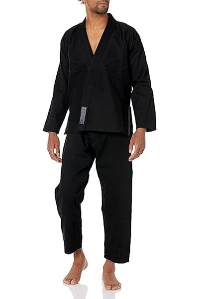 Venum Contender Evo Brazilian Jiujitsu BJJ Kimono, Size A1, Black