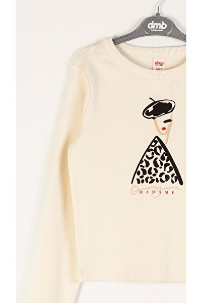 wakawakakidsstore Дівчачий комбінезон з довгими рукавами та коміром-велосипедом, з принтом спереду