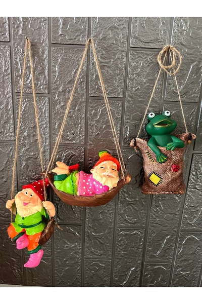 titanbaby Sevimli Bahçe & Balkon Cüceleri 3 lü set