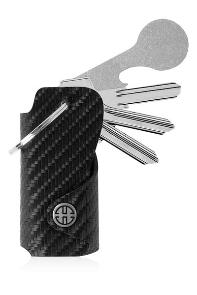 Trusador Unisex Ibiza Carbon Keychain - Carbon Grade and Discharger