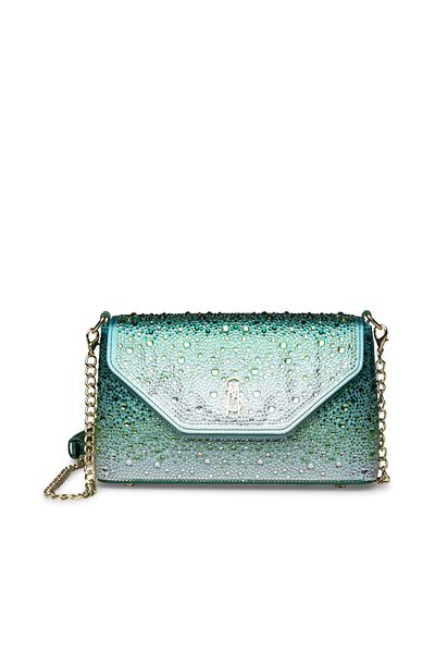 Steve Madden BRETROS-TEAL MULTIOLOR WOMEN'S CLUTCH