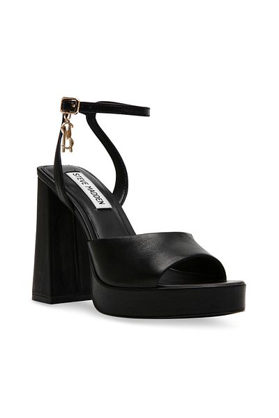 Steve Madden ZINF01S1-017 Black Heeled Sandals for women