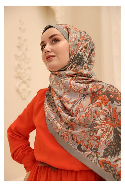 Silk Home Σάλι Mayda με μοτίβο δάφνης