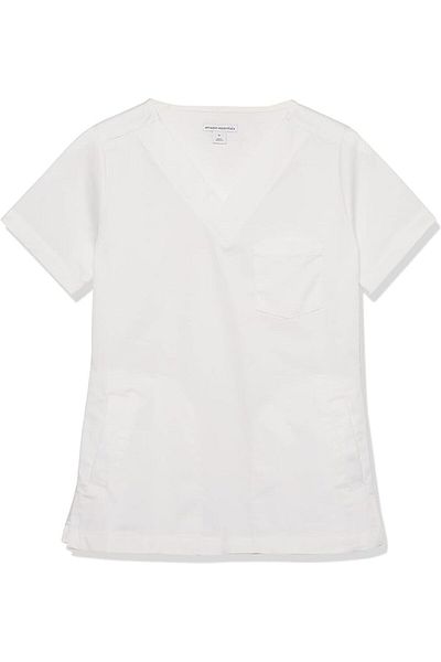 Amazon Top cu decolteu în V Essentials Classic Fit pentru lucrătorii din domeniul sănătății, XXL