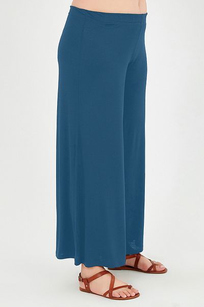 Curvy Trend Plus Size Loose Cut Viscose Combed Cotton Trousers