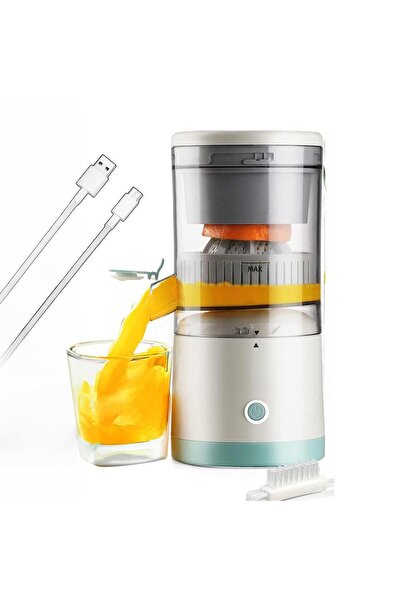 bilger Şarjlı Portakal Meyve Sıkacağı Kablosuz Taşınabilir Narenciye Sıkacağı Fonksiyonlu