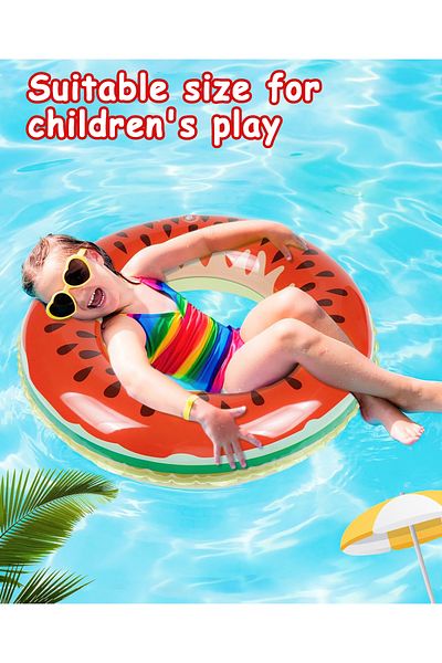 Little Trends Kids Inflatable Swimming Ring Pool Float Swim Rings Party Swim Toys