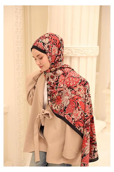 Silk Home Laurel Pattern Mayda Shawl