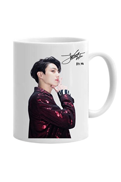 OEM Cana personalizata bts kpop jungkook army alba, INOVATIX®. 330 ml