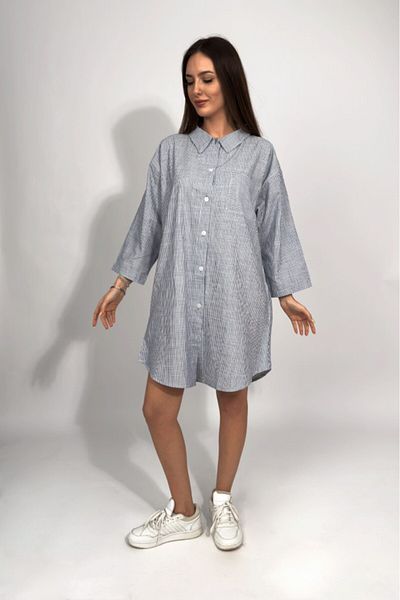 Betimoda Cotton Red Line Women's Shirt and Oil Dress