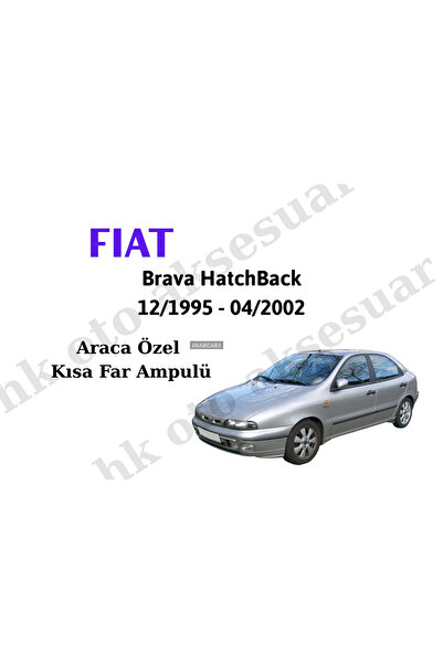 Varta Fiat Brava HatchBack 12/1995 - 04/2002 Araca Özel Kısa Far Ampulü h1