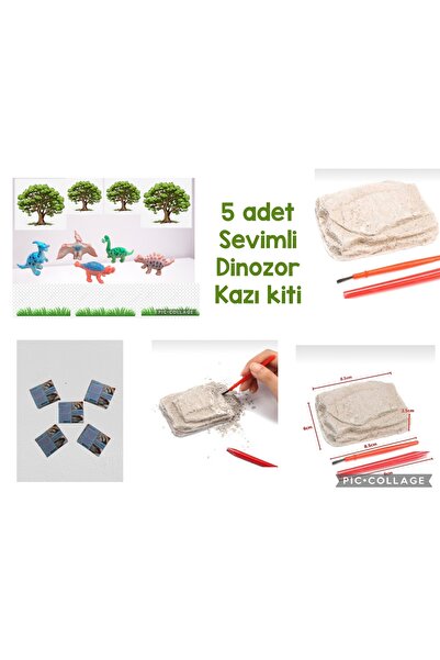 5x Cute dinosaur digging toys