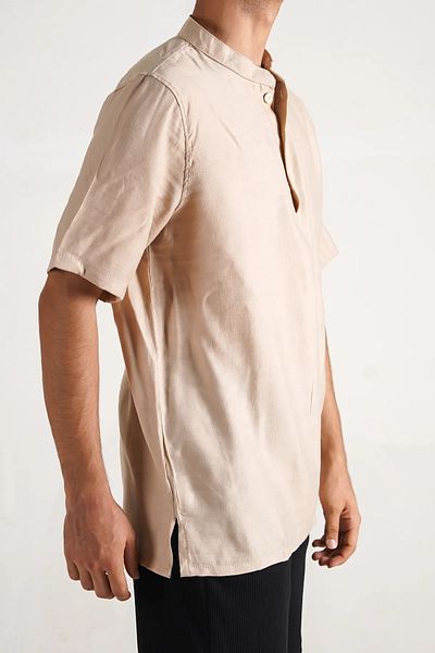 No Plan Πουκάμισο από λινό γιακά Judge Comfortable