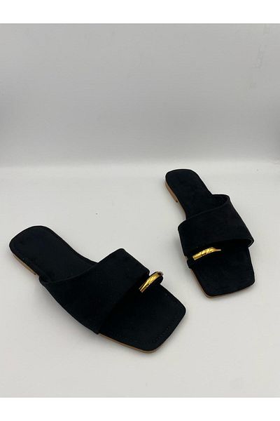 CHARLIE'SSHOES Flip Flops Suede Women's Slippers