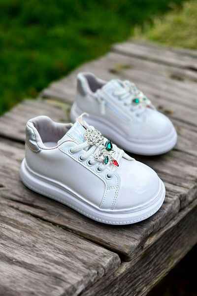 Görkem bebe ayakkabı ve tekstil Girl's Stone Sneaker Sports Shoes