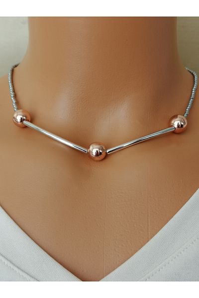 LemaStone Hematite Stone Natural Stone Necklace and Scorpion Set