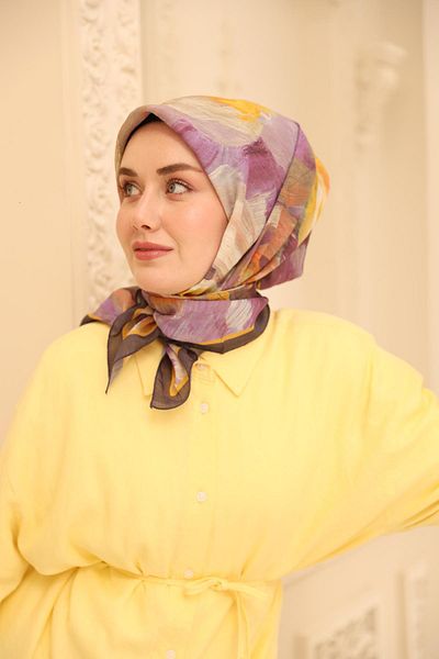 Silk Home Ακρυλικό σχέδιο Olinda Μεταξωτό Φουλάρι