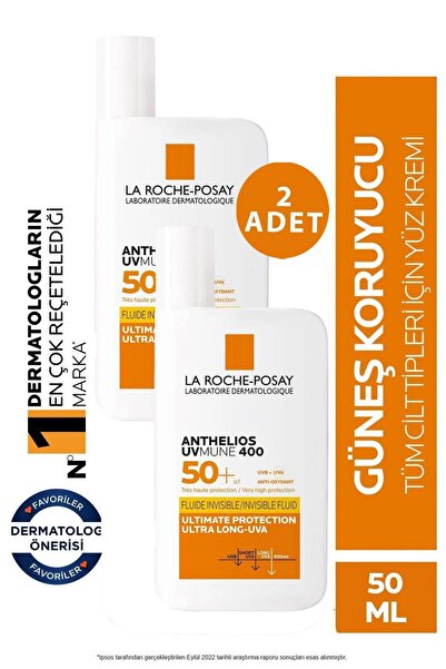 La Roche Posay ASFSTORE Anthelios UVmune 400 Invisible Fluid SPF50+ 50 ml 2 Adet