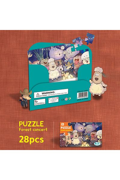 Generic Toy mini jigsaw puzzle 28PCS -23051
