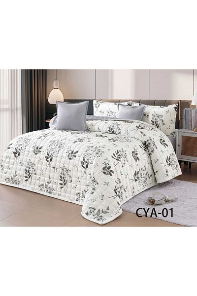 i love home Soft velvet double duvet set, 6 pieces, compressed filling, duvet size 220 x 240 cm