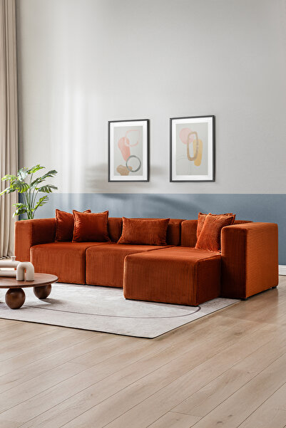 GOOD NİGHT Katt Modüler Ekstra Rahat İskeletli Koltuk 3 Lü 10 Renk