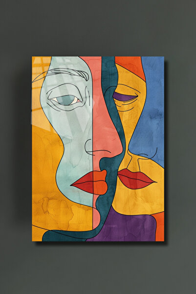 glassartdesign Pictură pe sticlă cu mai multe fețe-2 Pictură modernă Pictură ...