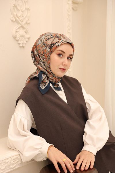 Silk Home Μεταξωτό κασκόλ Süreyya Pattern Olinda