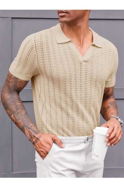 youknitwear you Πλεκτό μπλουζάκι Wallace Polo Neck