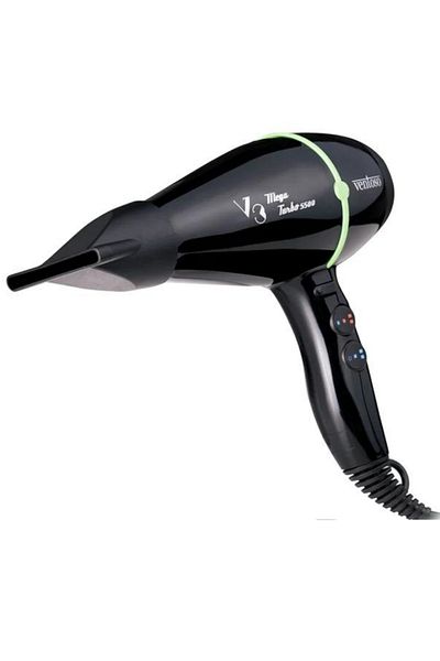 Ventoso مجفف الشعر V3 Megaturbo 5500 Verde بقوة 2500 واط