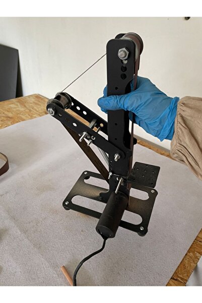 GBA Bant Belt Zımpara Bıçak Makas Takım Bileme Atolye Işleri Metal Epoksi, Boynoz Zımparalama Makinesi