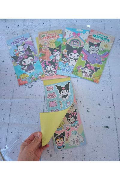 senacacollection Luxury Dress up Sticker Book 6 Pages