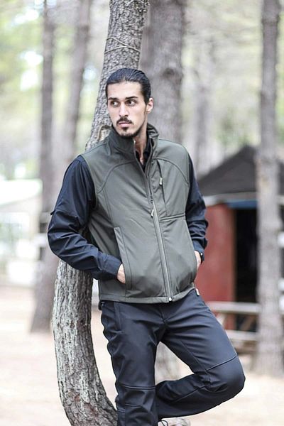 Kardelen İş Elbiseleri Kenai Softshell Vest - Windproof, Water Repellent and Breathable Outdoor Vest