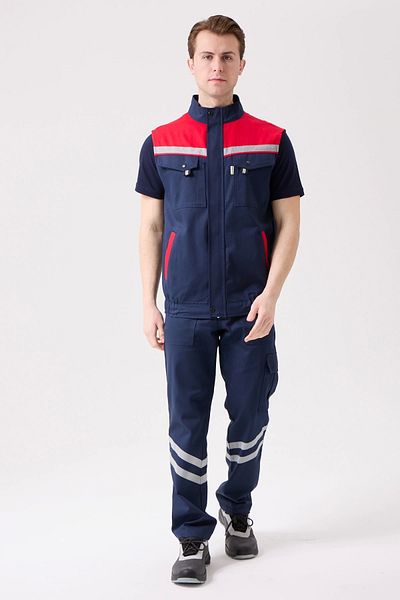 Kardelen İş Elbiseleri Royal Summer Work Vest - Lightweight, Breathable, Reflective, and Multi-Pocket