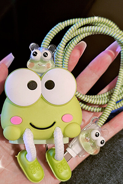 WANNA PROTECT Iphone 20W Uyumlu Şarj Kablosu Başlığı Adaptörü Fiyonk Koruma K...