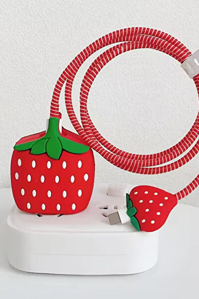 WANNACASE Iphone 20W Uyumlu Şarj Kablosu Başlığı Adaptörü Koruma Kablo Koruyu...