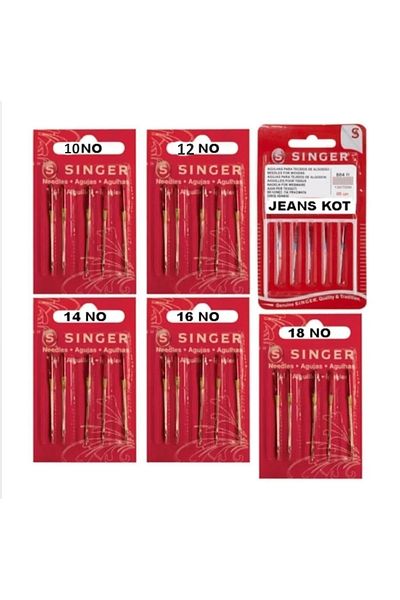 SİNGER Household Family Sewing Machine Needle Complete Sewing Needle Set