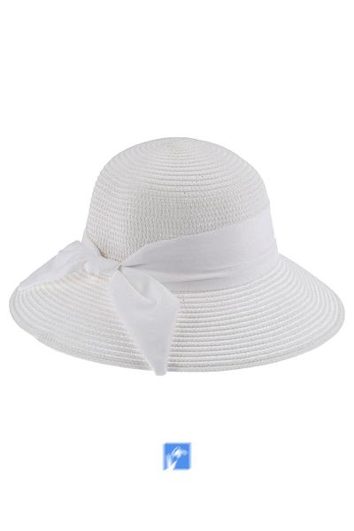 Kardelen Butik Denizli Short Brim Luxury Hat for Women 57-58 cm (There Is a Narrowing Rope Inside)