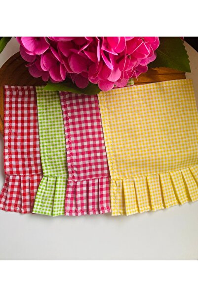 ELÇİÇEK HOME SUNUM PEÇETE ,Kahve Yanı, Kokteyl Peçete,Sunumluk (4 adet)