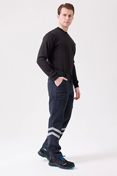 Kardelen İş Elbiseleri Χειμερινό αντανακλαστικό παντελόνι εργασίας με τσέπες φορτίου 100% βαμβάκι με πολλές τσέπες ανθεκτικό στο κρύο καιρό