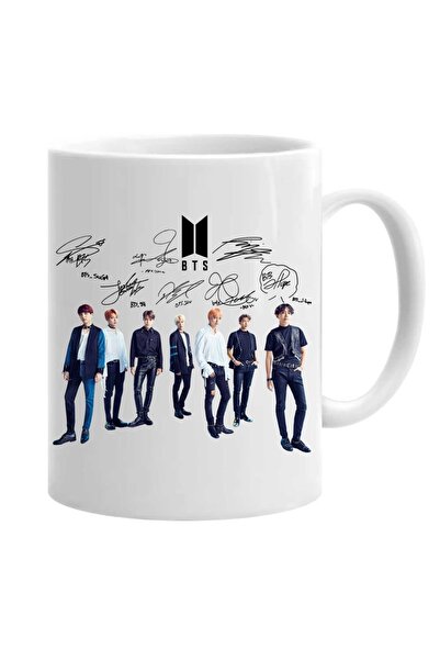 OEM Cană albă personalizată bts army kpop band, INOVATIX®. 330 ml